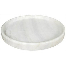 Load image into Gallery viewer, Chelsea Round White Marble Tray