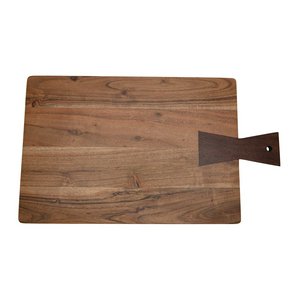 Sonoma Acacia Wood Cutting Board with Black Handle