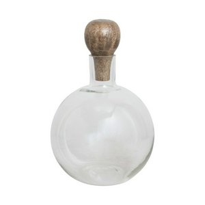 Corbin Glass Decanter with Mango Wood Stopper